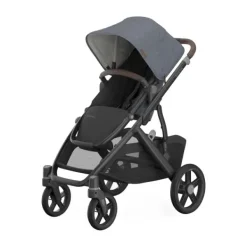UPPAbaby Kinderwagen 2-in-1 Vista V3 Dillan Stone Blue Met Carbon Frame En Sand Leather><noscript><img width=