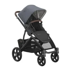 UPPAbaby Kinderwagen 2-in-1 Vista V3 Dillan Stone Blue Met Carbon Frame En Sand Leather><noscript><img width=