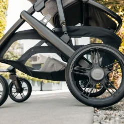 UPPAbaby Kinderwagen 2-in-1 Vista V3 Dillan Stone Blue Met Carbon Frame En Sand Leather><noscript><img width=