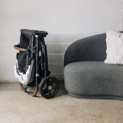 UPPAbaby Kinderwagen 2-in-1 Vista V3 Dillan Stone Blue Met Carbon Frame En Sand Leather><noscript><img width=