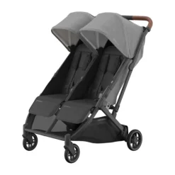 UPPAbaby MINU Duo Buggy - Greyson Carbon Frame Met Bruin Leer> Tweeling Buggy's