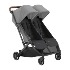 UPPAbaby MINU Duo Buggy - Greyson Carbon Frame Met Bruin Leer> Tweeling Buggy's
