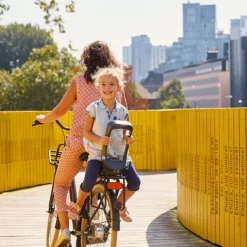 Urban Iki Achterzitje Junior Bincho Black / Kurumi Brown (met montage kader)><noscript><img width=