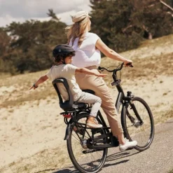 Urban Iki Junior fietszitje Zonder Montagekader – Suzume Grey / Bincho Black> Fietsstoeltjes