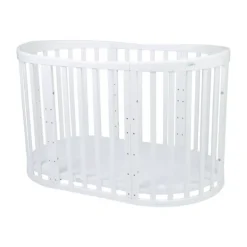 Waldin Oval Combibed 7‑in‑1 - Natural inclusief matras><noscript><img width=