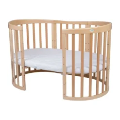 Waldin Oval Combibed 7‑in‑1 - Natural inclusief matras><noscript><img width=