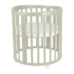 Waldin Oval Combibed 7‑in‑1 - Natural inclusief matras><noscript><img width=