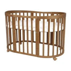 Waldin Oval Combibed 7‑in‑1 - Natural inclusief matras><noscript><img width=