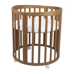 Waldin Oval Combibed 7‑in‑1 - Natural inclusief matras><noscript><img width=