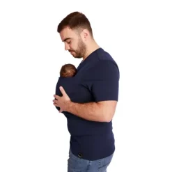 Womboo Buidelshirt Man Donkderblauw S> Draagdoeken